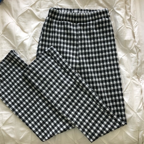 Urban Outfitters Pants - urban outfitters flared gingham pants xs